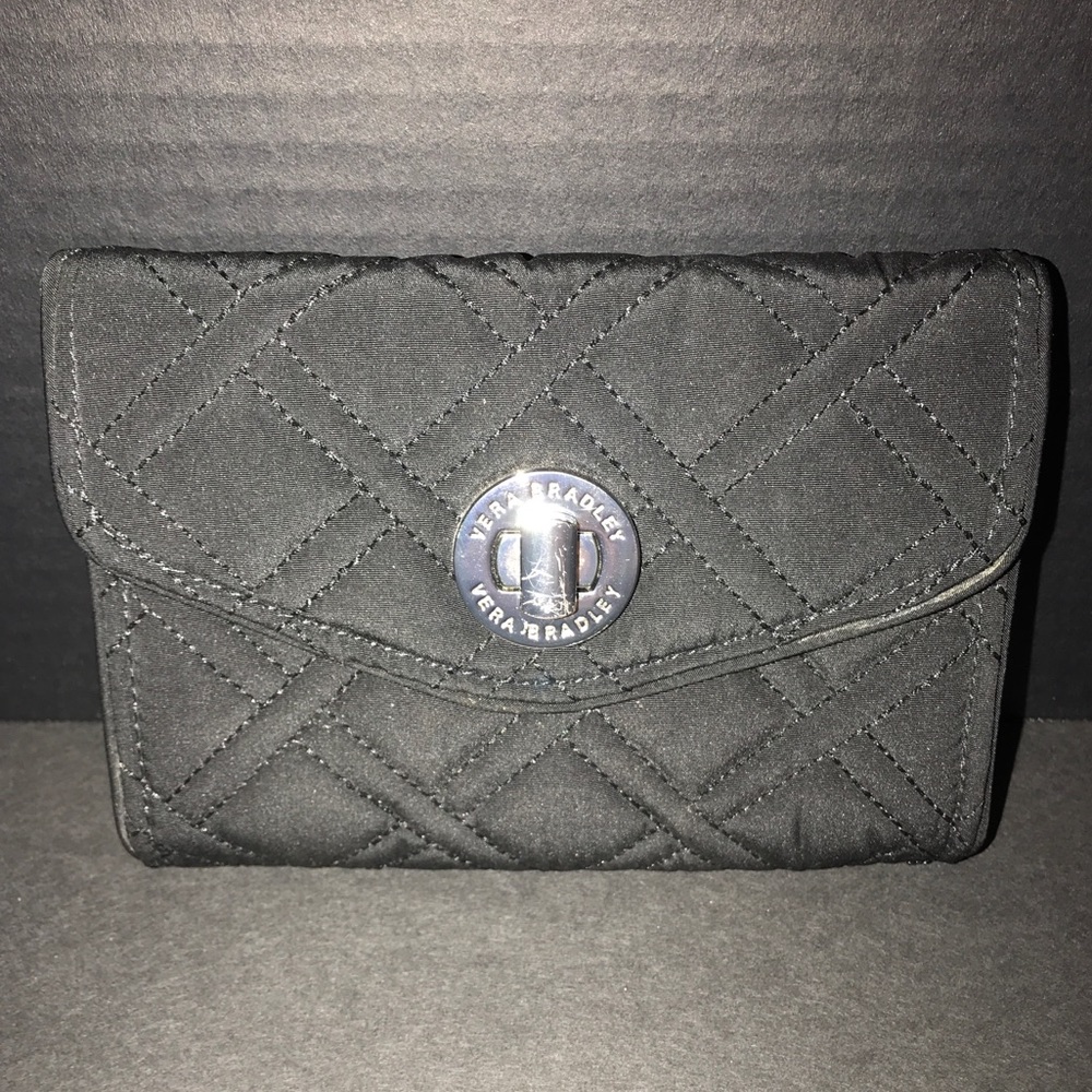 Vera Bradley Black Clutch/Wallet